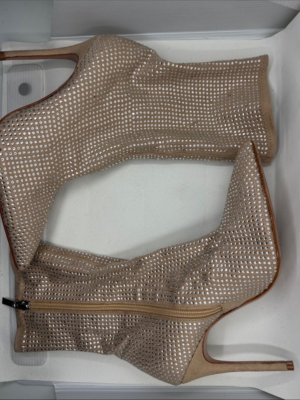 Schutz Rhinestone Sock Boot